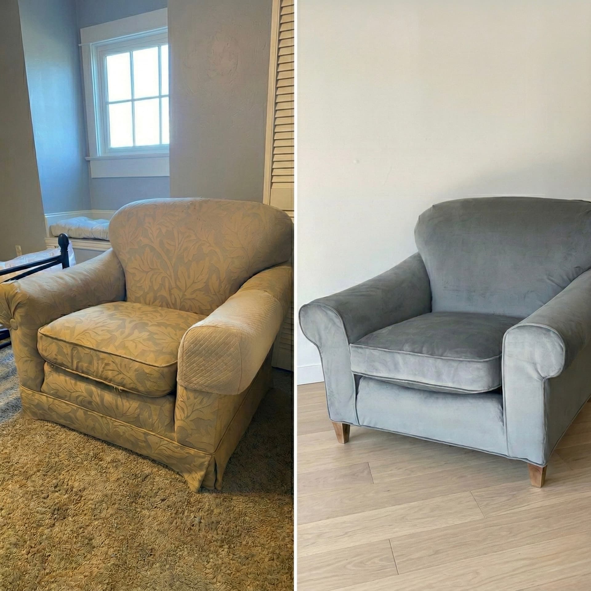 Leather furniture repair and upholstery restoration