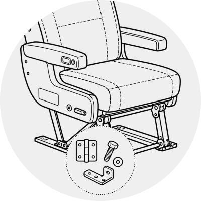 Armrest, Tray Table & Cabin Trim Restoration