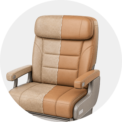 Exact-Match Cabin Leather Color Restoration