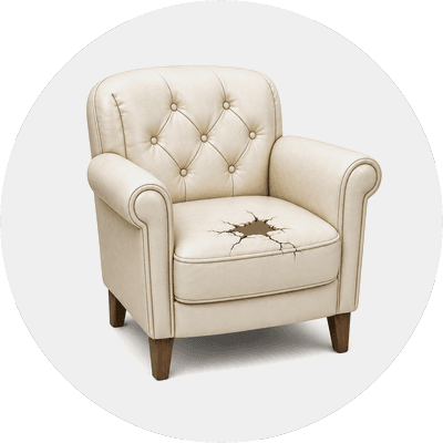 Furniture Reupholstery (Leather & Fabric Replacement)