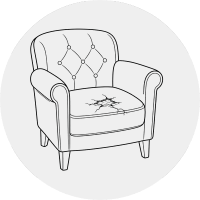 Furniture Reupholstery (Leather & Fabric Replacement)