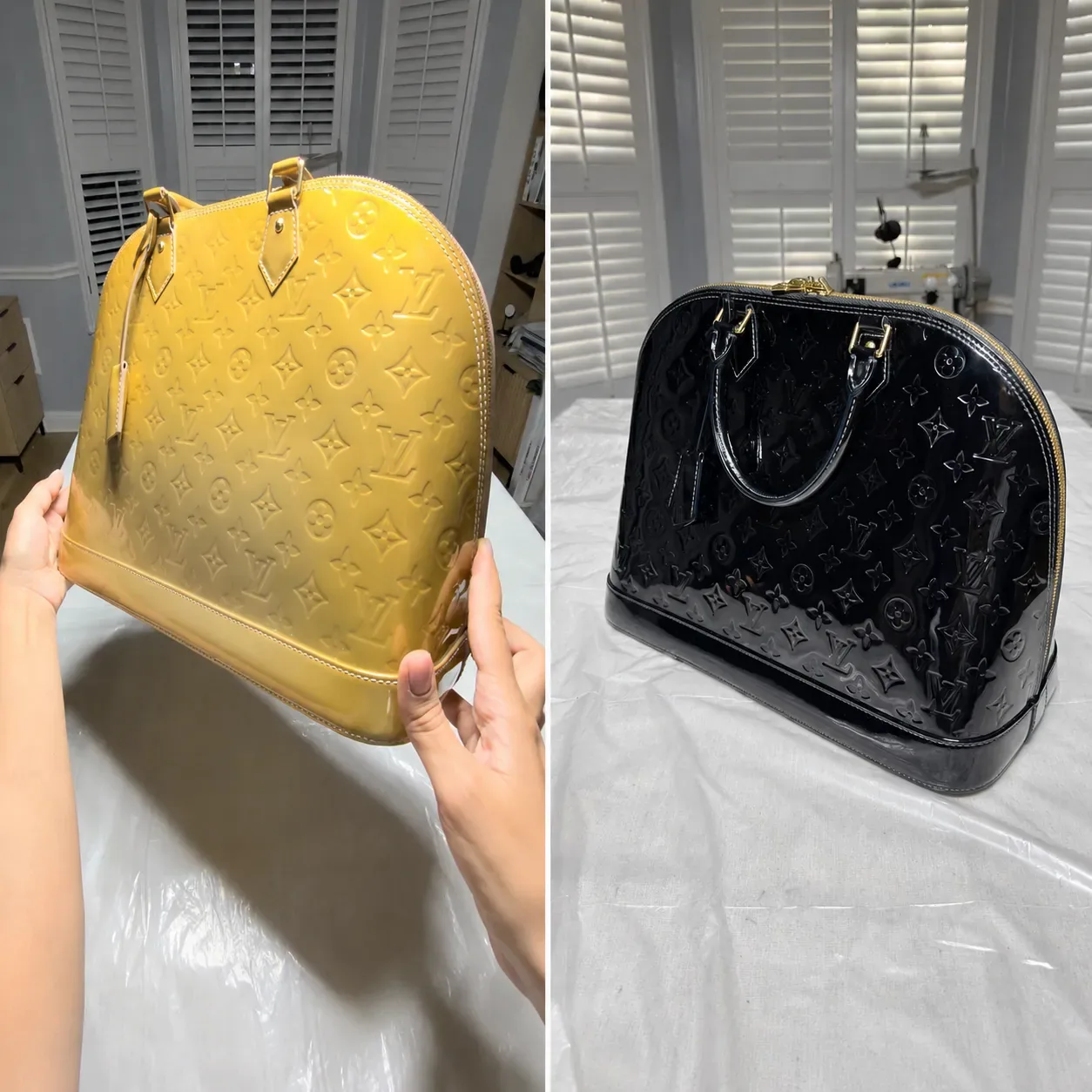 Louis Vuitton Patent Leather Color Transformation