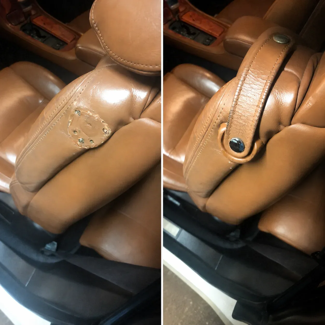 Vintage Lexus Leather Strap & Mount Restoration