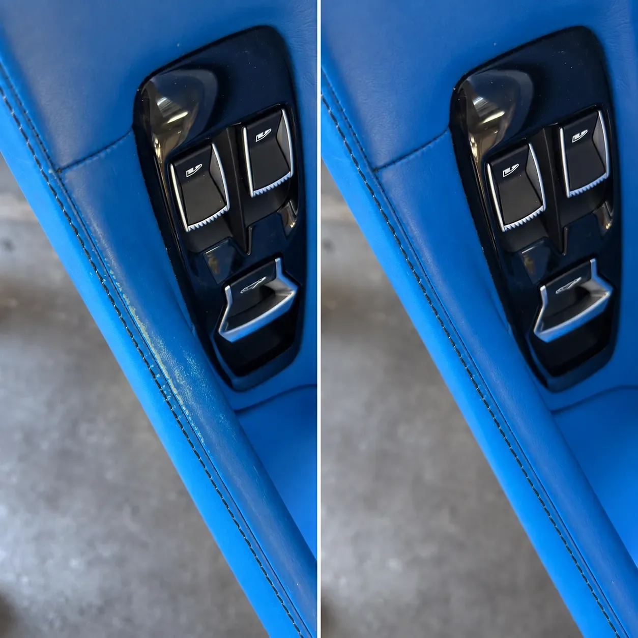 McLaren Interior Leather Restoration
