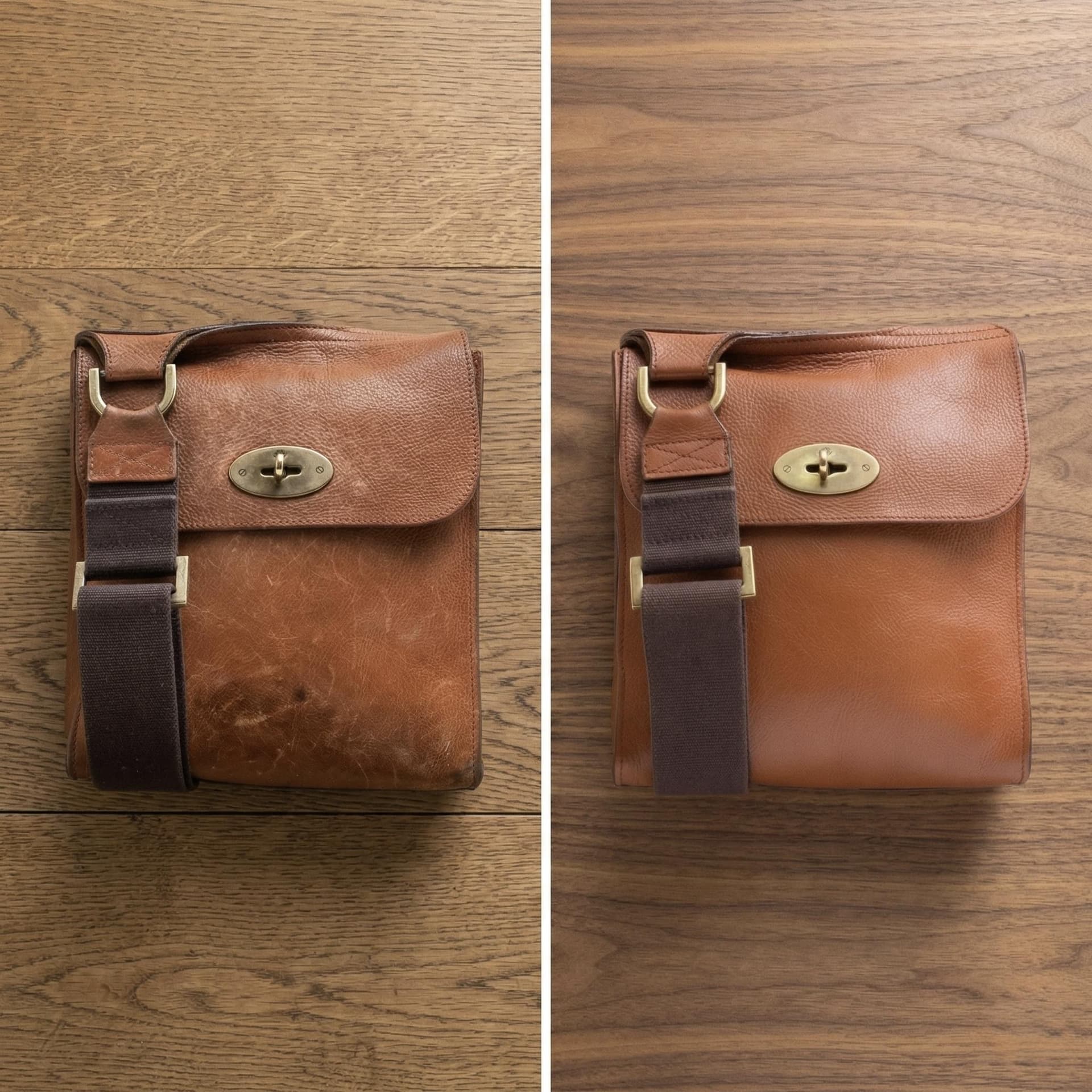 Leather Handbag Scratch & Color Restoration