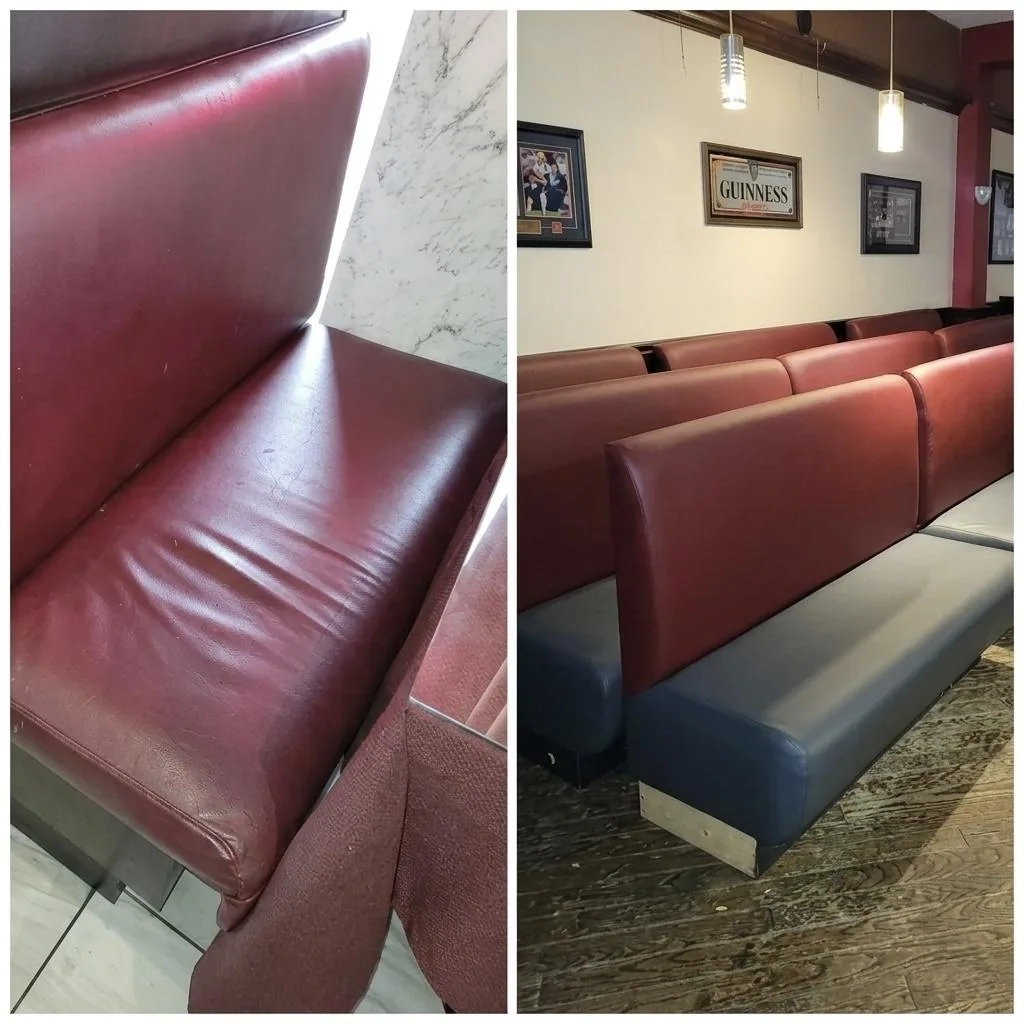 Seat Cushion Reupholstery for Waiting Area 1