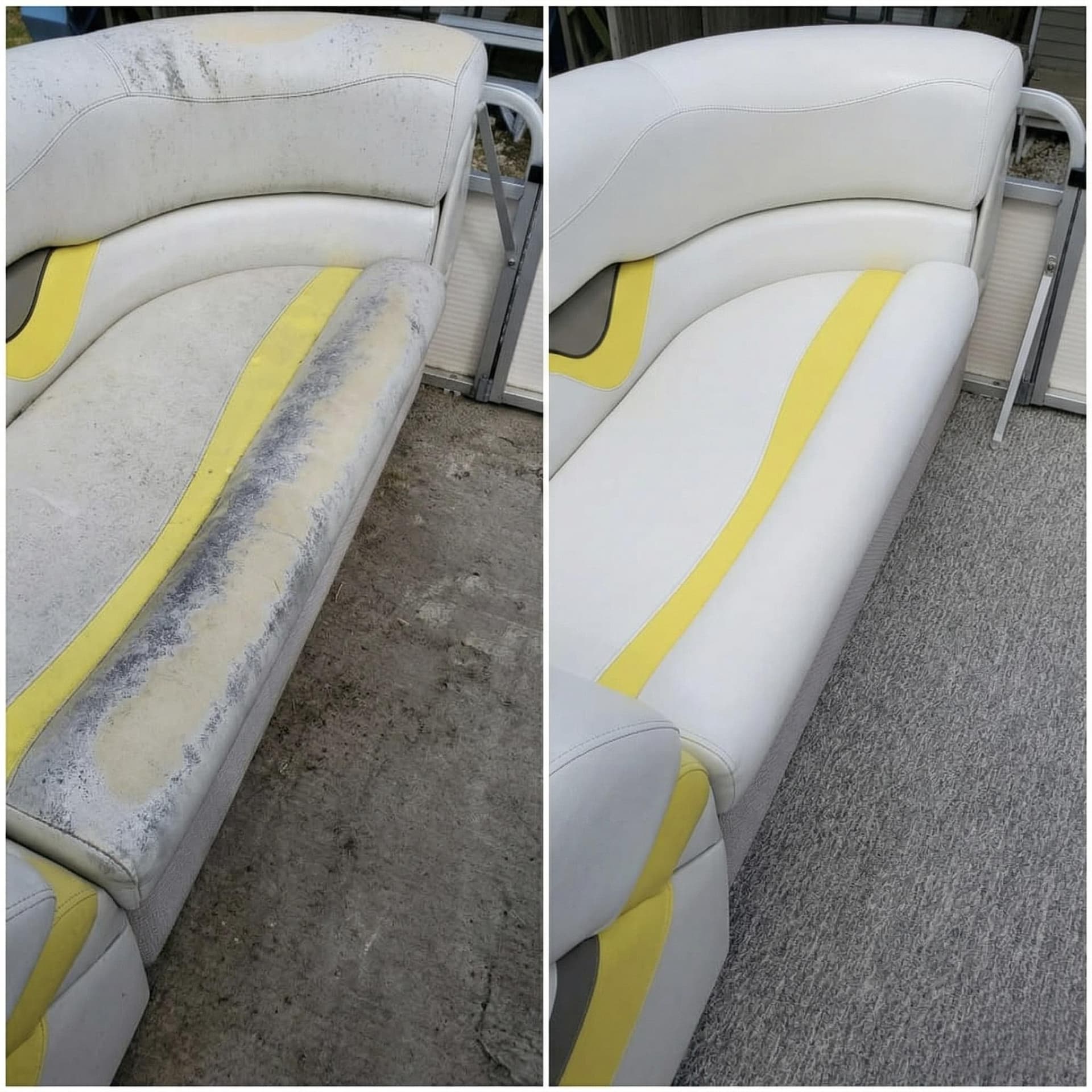 Boat Booth Marine Vinyl Reupholstery