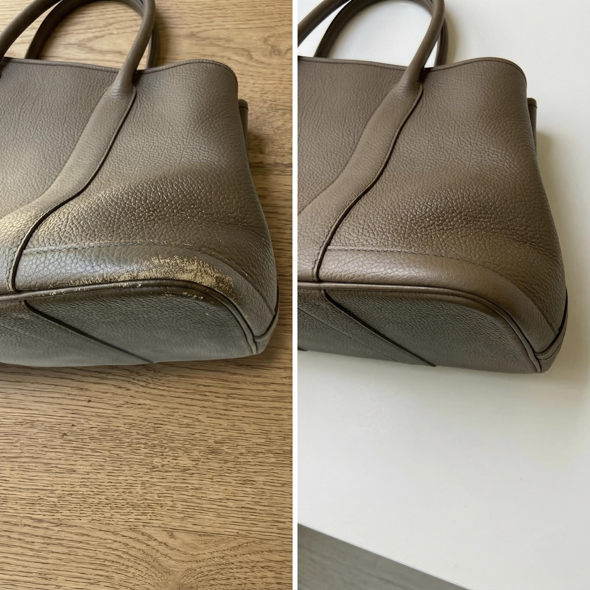 Leather Handbag Edge & Surface Restoration