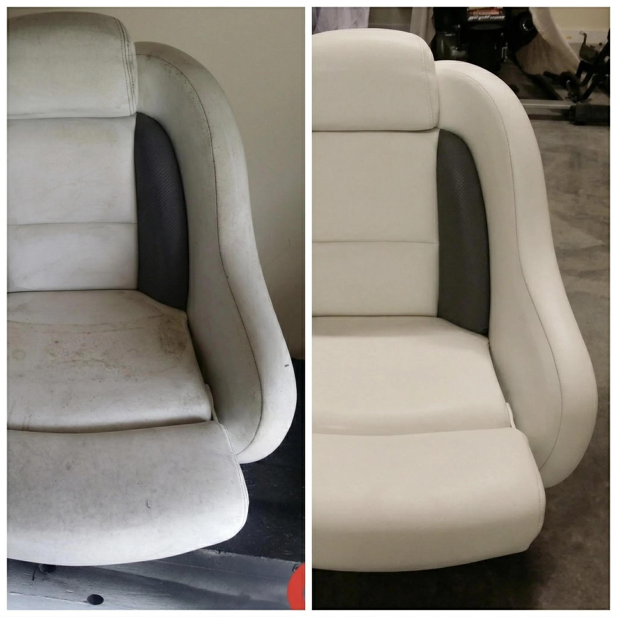 Marine Vinyl Cleaning & Color Restoration 1
