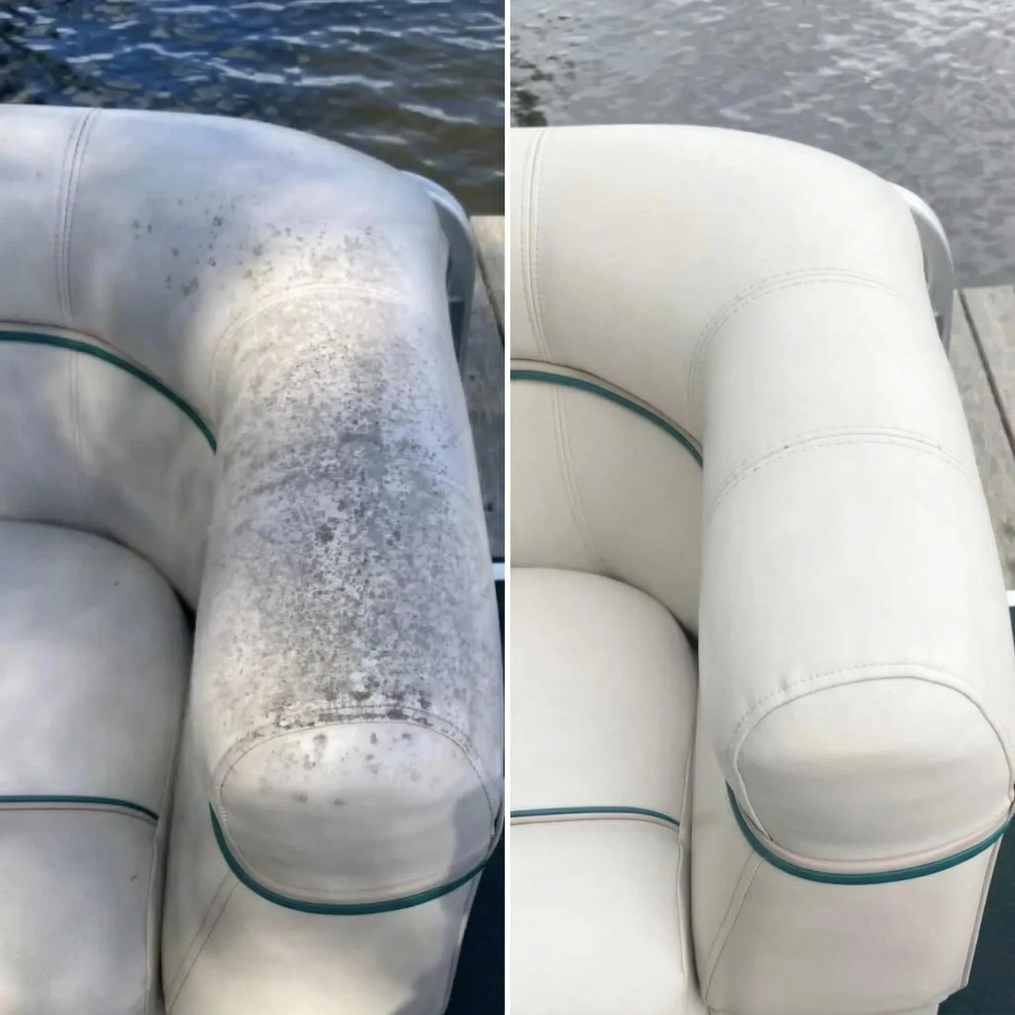 Marine Vinyl Partial Restoration & Reupholstery 1