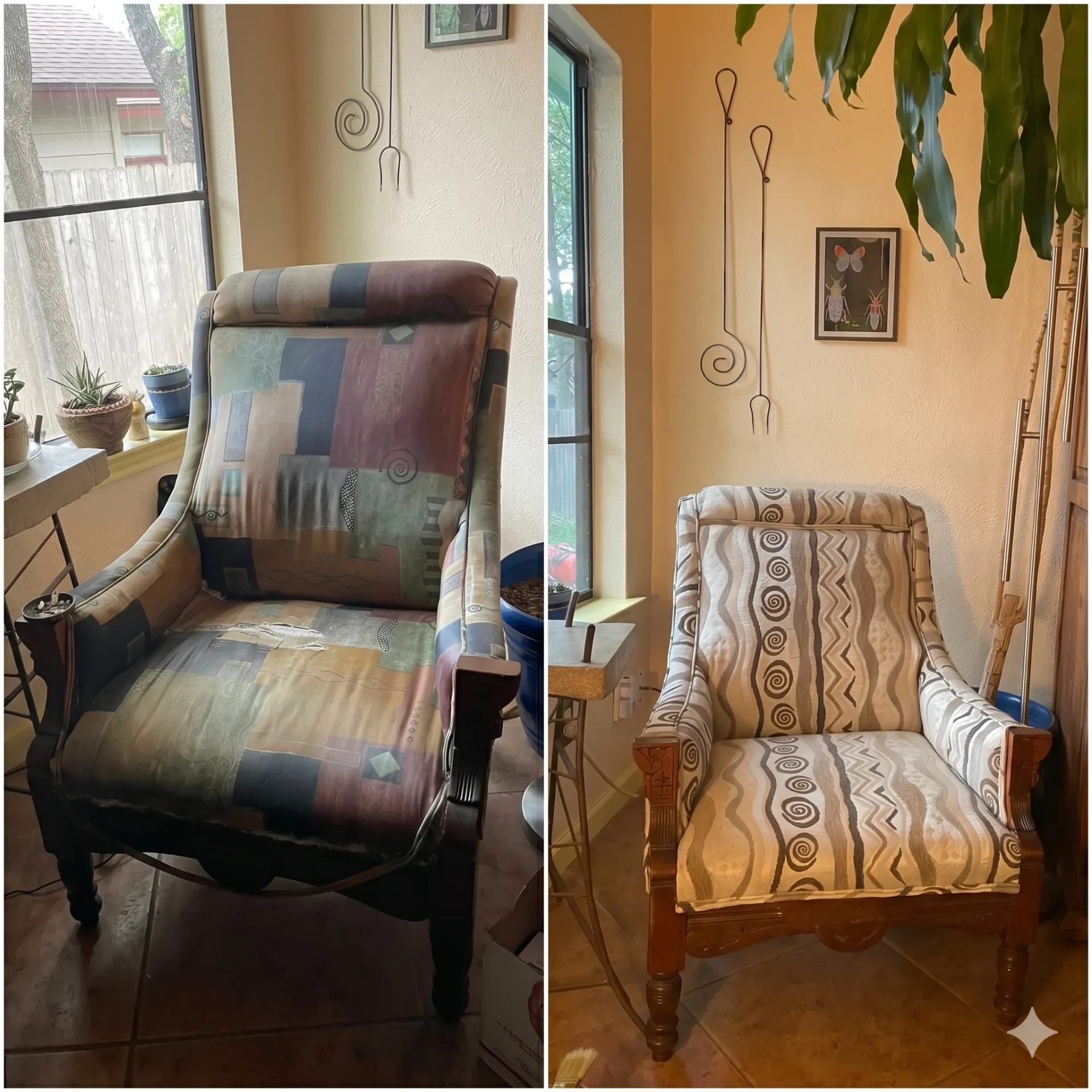 Leather furniture repair and upholstery restoration