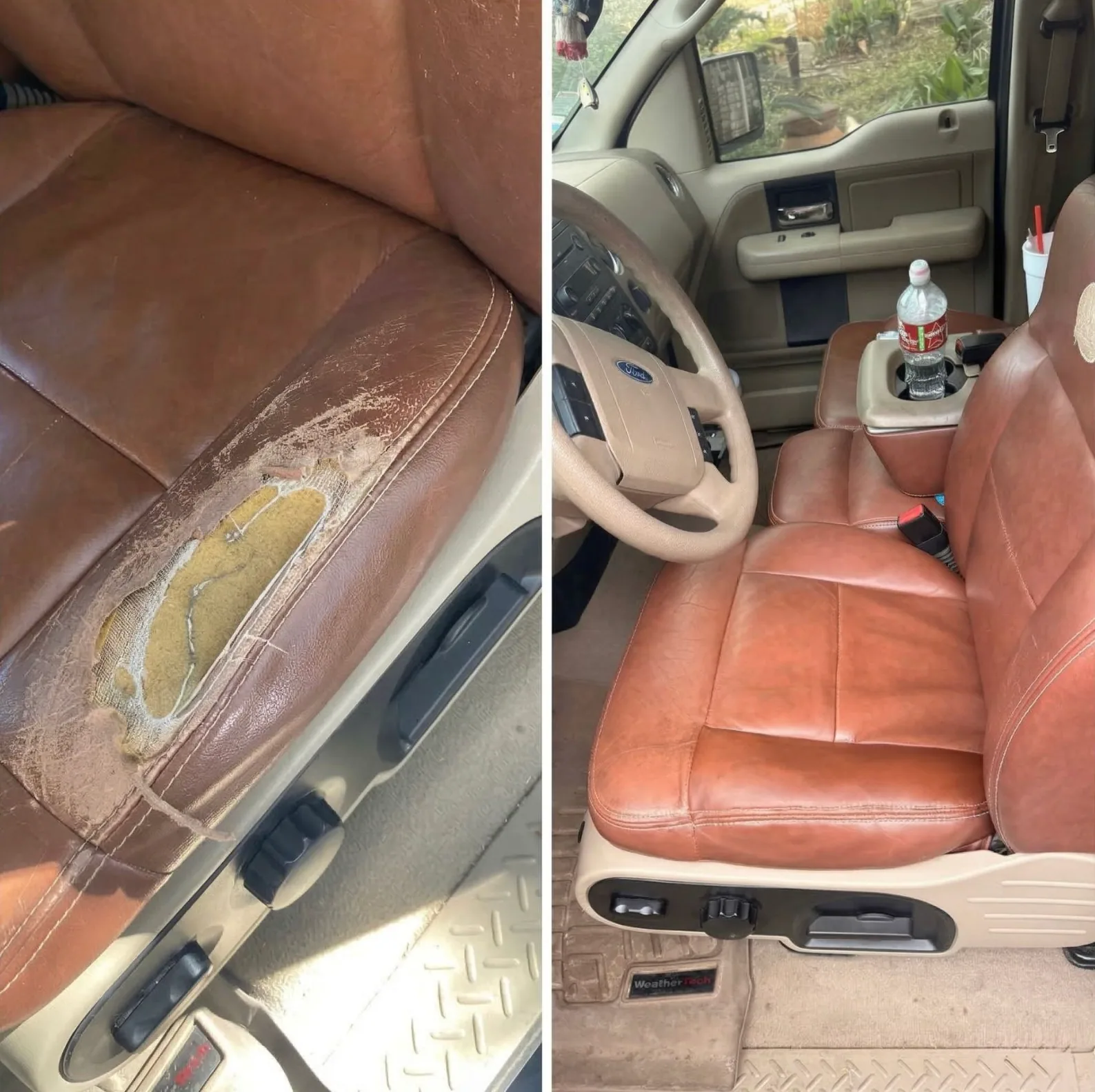Automotive Seat Leather Panel Replacement