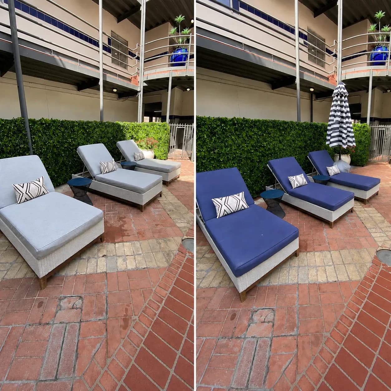Pool Lounge Chair Reupholstery & Custom Cover Fabrication
